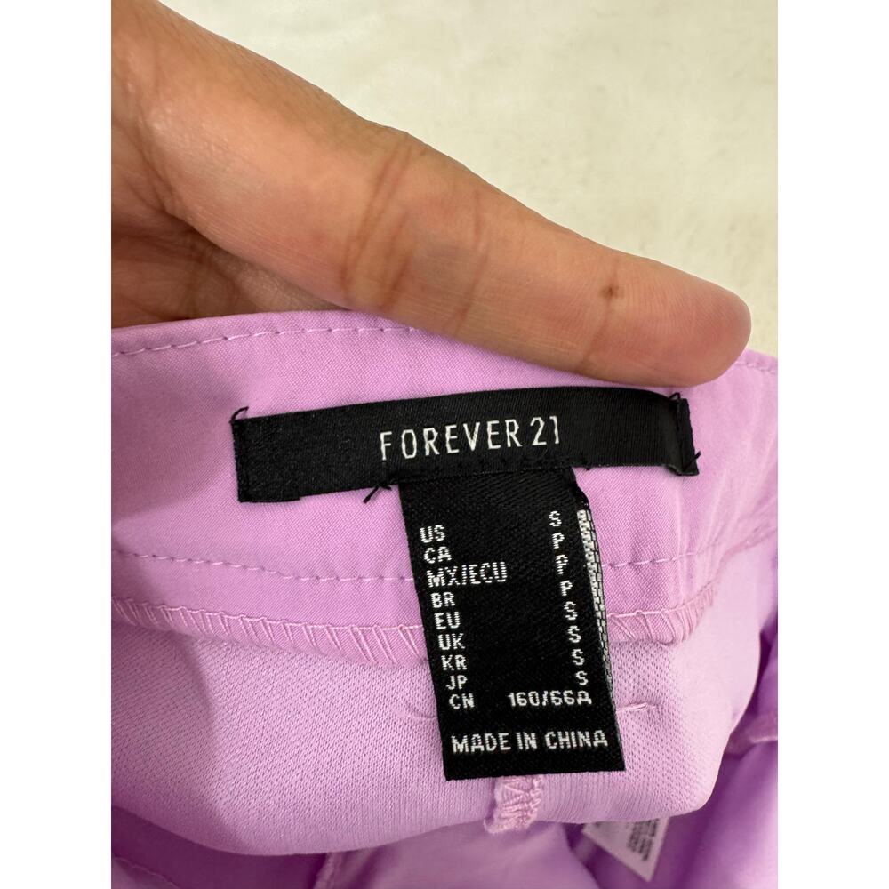 Forever 21 Lilac Cargo Utility Mini Skirt NWT Small - Picture 7 of 8